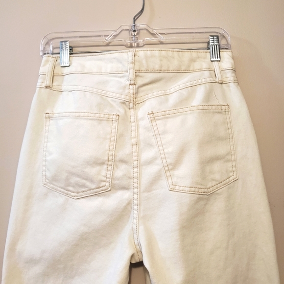House of Harlow 1960 (Revolve) White Fly Button Jeans - Size 27 - Picture 7 of 7